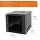 thumbnail image 2 of Armario de servidor de montaje en pared Tecmojo 9U IT Network Rack negro, 2 of 6