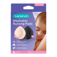 Lansinoh - Absorbente De Leche Lavable De Color, 8 Unid.