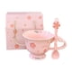 thumbnail image 5 of 2 Piezas Taza de Café Taza de Cacao Taza de Flores Vaso de Cerámica con Cuchara de Cerámica Robusta Y Diseño Floral Adecuado para Regalos de Cumpleañ Rosa, 5 of 5