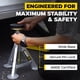 thumbnail image 4 of Jack Stands ESCO con capacidad de 3 toneladas, 10 alturas ajustables, 4 of 7
