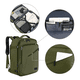 thumbnail image 3 of "Mochila Belug De Viaje Impermeable 10  kg Color Verde musgo ", 3 of 5