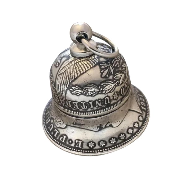 Campana de dólar para decoración de Halloween, colgante portátil, adorno novedoso, timbre colgante para vestíbulo, tienda, dormitorio, salón y sala de