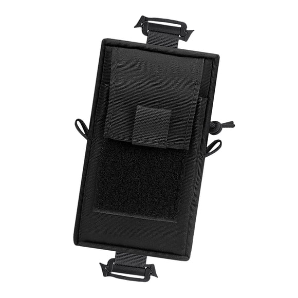 Monedero De La Correa Del Hombro De La Bolsa Del Teléfono Móvil De Molle Para Correr Al Aire Libre Negro