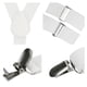 thumbnail image 4 of INSPIRE CHIC Abrazadera de Metal en Forma de Y Ajustable Tirantes con Clip Blanco Talla Única, 4 of 5