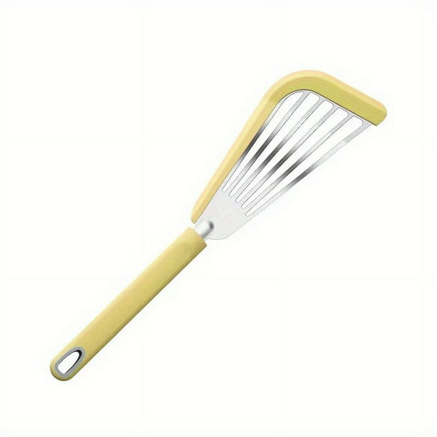 Get your hands on this High Temperature Resistant Food Grade Silicone Fried Fish Shovel with Stainless Steel Steak Stir-fry Shovel and Sauce Holder