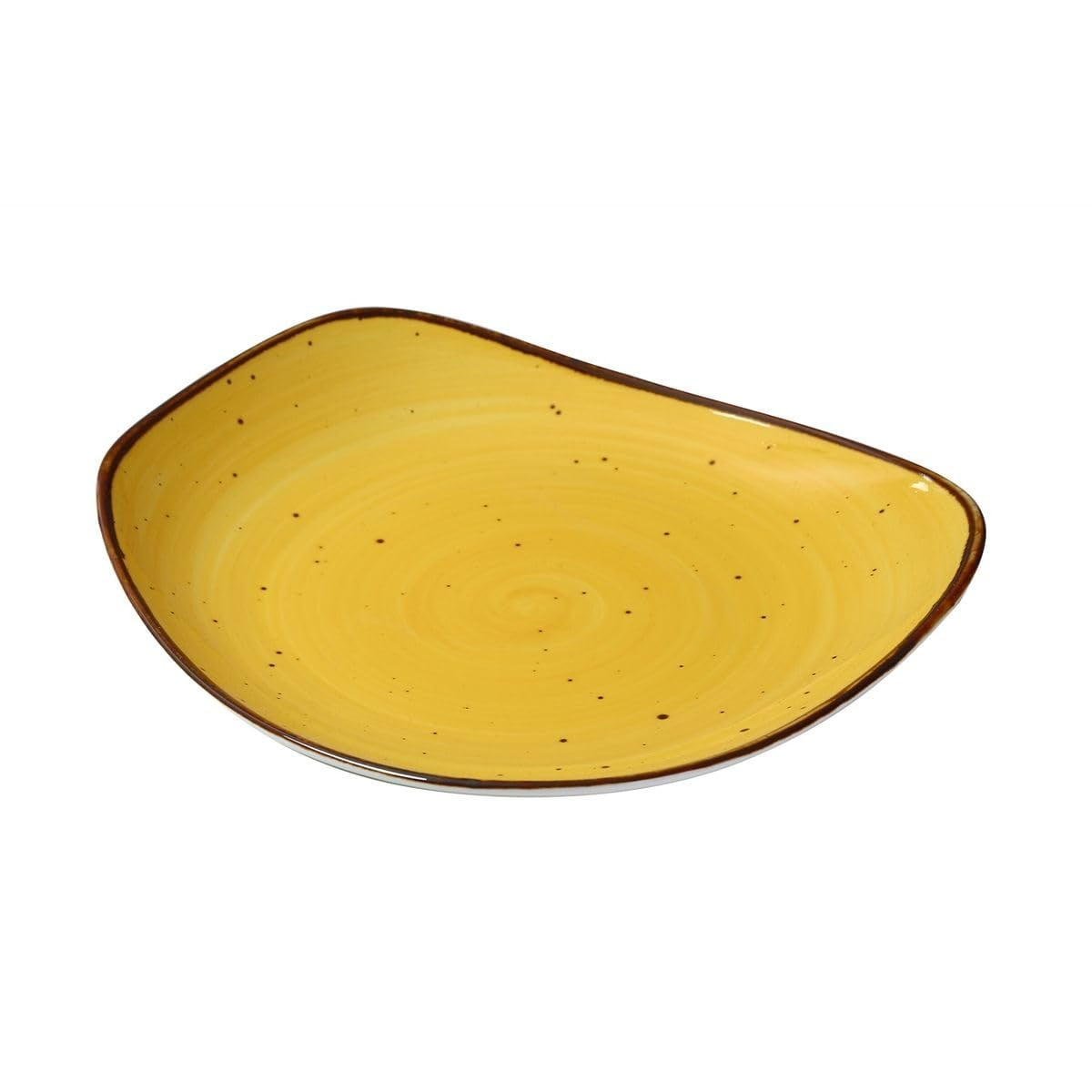 Plato Yanco Lyon Ly-109yl, Esmalte Reactivo Amarillo De 8.75 Pulgadas (24)