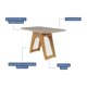thumbnail image 5 of Comedor Carol 130 Cm + 4 Sillas Juliana Beige, 5 of 8