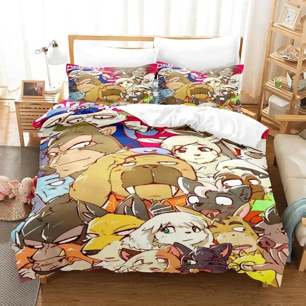 Anime Odd Taxi Bedding Set Boys Girls Duvet Cover Pillowcase Bed Kids Adult Fashion Home Textileextile