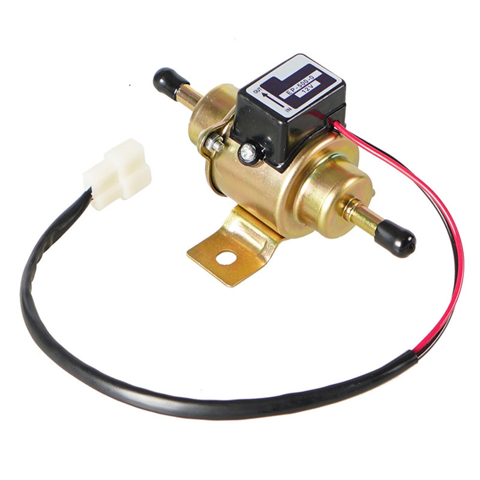 Magideal - Bomba De Combustible Para Coche Eléctrico, Piezas De Repuesto Universales Fáciles De Instalar, Baja Presión, 12 Voltios, Para Excavadoras, Motos,