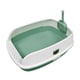thumbnail image 3 of Caja De Arena Para Gatos Semi Abierta Kitty Retrete Profundo Portátil Con Cuchara Inodoro Para Gatos Verde, 3 of 5