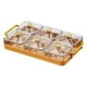 thumbnail image 1 of Bandeja Para Servir Con Compartimento Con Tapa, Caja De Almacenamiento De Alimentos Para Fiesta De Boda, 6 Compartimentos Duraderos, 1 of 3