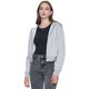 thumbnail image 1 of Polerón Mujer Crop Full Zipper Gris Melange Corona, 1 of 5