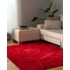 thumbnail image 2 of Alfombra peluda Suave 240 x 200 cm Primera Calidad Rojo, 2 of 3