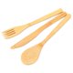 thumbnail image 5 of M Buder Juego de Vajilla de 3 Piezas Estilo Japonés Bamboo Reutilizable Cubertería de Madera Utensilio de Cocina Cuchara Tenedor Cuchillo, 5 of 9
