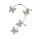 thumbnail image 3 of Clip Pendiente Mariposa Ear Cuff Clip Para Uso Diario Amantes Plata Izquierda, 3 of 5