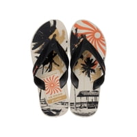 Sandalia Hombre Beige/Negro Strike Rider