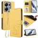 thumbnail image 2 of Carcasa Billetera de Cuero Sintético para Xiaomi Redmi Note 14S 4G, Amarillo, 2 of 6