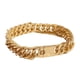 thumbnail image 3 of Pulsera Cubana De Acero Titanio, Moda Punk Dorada Para Mujeres, Ni?as, Pareja, 3 of 5