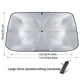 thumbnail image 4 of Portable Car Interior Windshield Sunshade Umbrella - Reusable Travel Accessory for Protection from Sun and Heat, 4 of 4