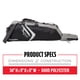 thumbnail image 2 of Bolsa de béisbol juvenil Franklin Sports JR3 negro/gris, 2 of 7