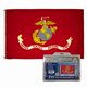 thumbnail image 3 of Banner Betsy Flags del Cuerpo de Marines de los Estados Unidos, 152 x 91 cm, nailon, 3 of 3