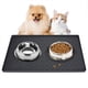 thumbnail image 1 of Comedero Plato Para Perros Y Gatos Con Alfombra Silicona Negro, 1 of 5