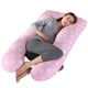 thumbnail image 1 of Almohada para embarazadas, almohada en forma de U desmontable y lavable, cojín grande, almohada de cintura, 1 of 5