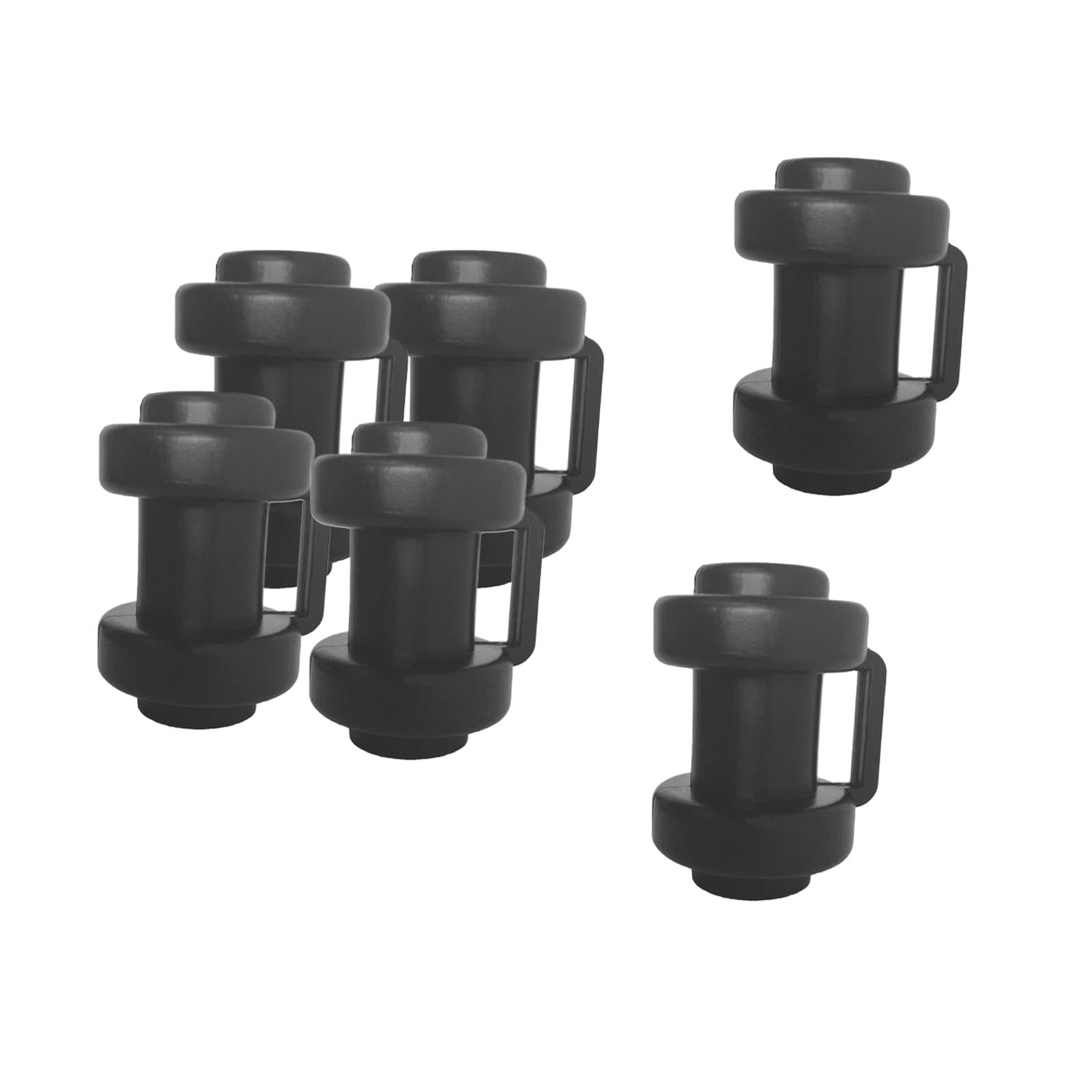 Ioensy - Cubierta De Cama Elástica, Tapas De Poste, Piezas De Repuesto De Poste De Cama Elástica Para Exteriores, 6 Uds.