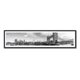 thumbnail image 1 of Cuadro Panorámico Londres B/N Con Marco Negro 80x20 CM, 1 of 1