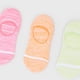 thumbnail image 4 of Tripack Calcetines Mujer Deportivos Pasteles - Corona, 4 of 4