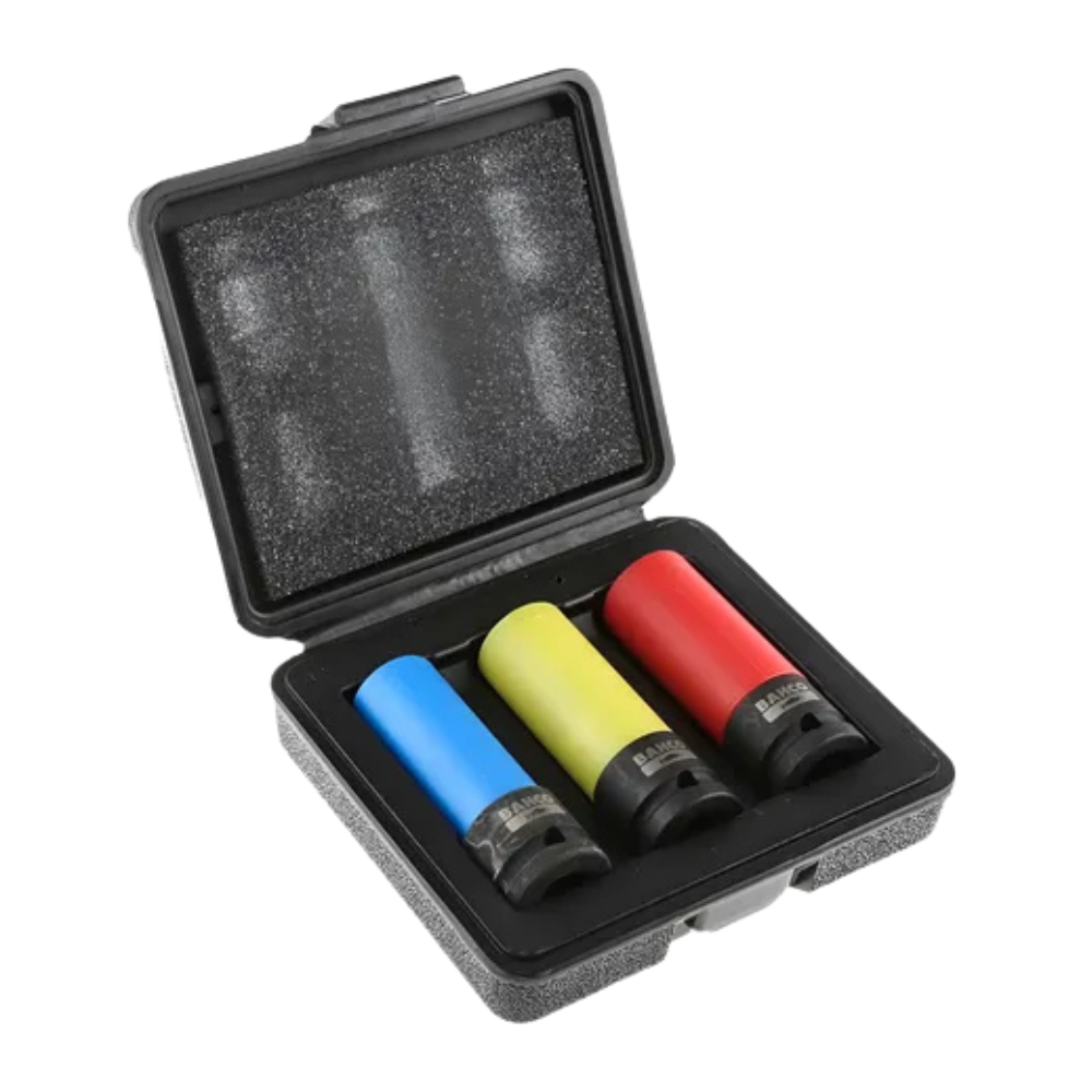 Juego De Dados De Impacto De Rueda Bahco 3 Pieza Bwss12P3