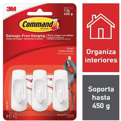 Ganchos Ovalados Pequeños 3 Unidades 1 Un Command