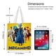 thumbnail image 5 of Megamind Bolso de tela con estampado de lienzo para mujer, bolsa de compras reutilizable y estética, con cremallera interior, regalo para mujer, 35 × 40 cm., 5 of 6