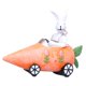 thumbnail image 3 of Resin Figurina De Automóvil De Bunny De Pascua Para Patio, Balcón, Decoración Del Patio 7.8x7x6.3 Pulgadas De Naranja, 3 of 5