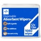 thumbnail image 1 of Limpiaparabrisas Medline, absorbentes, desechables, resistentes, secas, 12 x 13 cm, 1 of 6