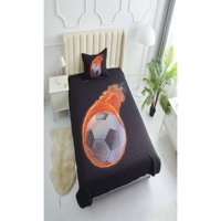 Genérico - Cubrecama De Verano Plazay Media Con Diseño De Futbol