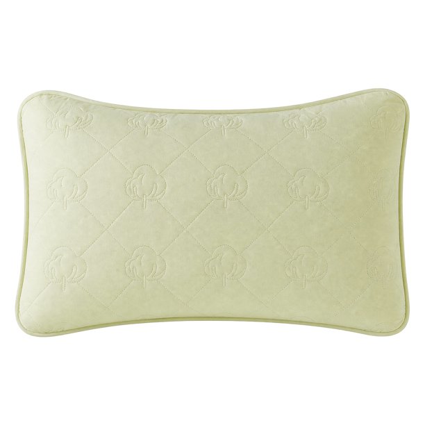 Protector de Almohada REGALWOVEN con Sobre, 1 paquete, Algodón Hipoalergénico Transpirable, Adecuado para Uso en Hogar y Hotel Verde Claro Queen
