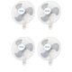 thumbnail image 1 of Ventilador Hurricane Supreme 18" Oscilante 3 Velocidades Blanco Paquete de 4, 1 of 9