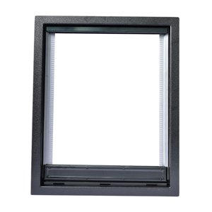 Ioensy - Puertas Con Solapa Para Perros Y Gatos De Primera Calidad, Puerta Pequeña Para Mascotas, Plástico Abs, Cachorros Transparentes, Xl, Color Negro