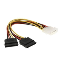 Genérico - Cable Poder Doble Sata A Ide Molex