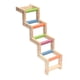 thumbnail image 5 of Escalera de madera para pájaros, soporte para ejercicios de masticación de escalada, puente de madera para pájaros para periquitos pinzones, cacatúas L, 5 of 5