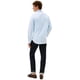 thumbnail image 5 of Camisa Tommy Hilfiger para hombre, manga larga, popelina a rayas, azul, 5 of 5