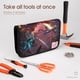 thumbnail image 3 of Grandes Héroes Bolsa de Almacenamiento Plegable Portátil con Compartimentos, Organizador de Herramientas Multi-Bolsillo, Uso Dual Viaje y Hogar 26.5*17.8cm, 3 of 5
