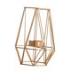 thumbnail image 3 of Candelabro Geométrico 3D Candelabro Con Marco De Hierro Candelabro Candelabro Dorado L, 3 of 5