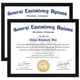 thumbnail image 1 of Marco para diplomas FIXSMITH 23 × 28 cm, paquete de 2, negro, 1 of 7