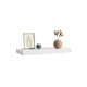 thumbnail image 1 of Repisa Flotante Minimalista Madera Blanca Organizador 80cm, 1 of 5