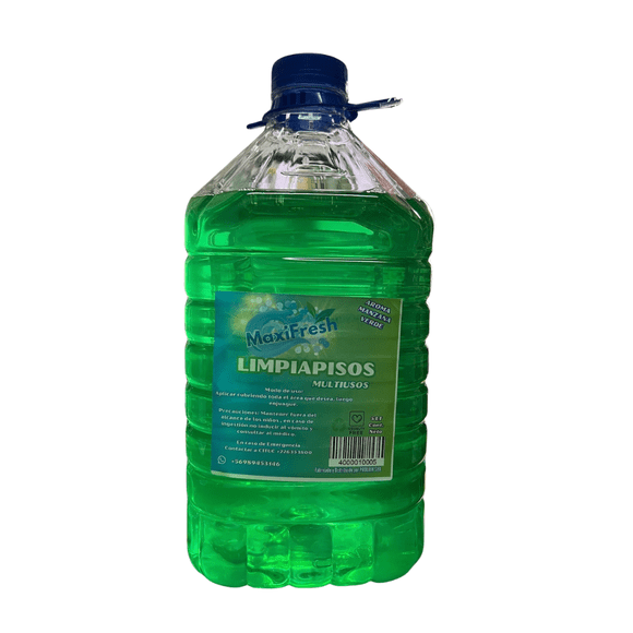 Limpiapiso Manzana Verde Maxifresh 5 Litros Eco PET Unidad