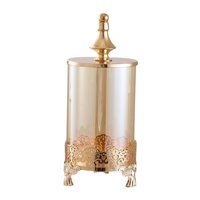 Bothyi - Elegante Tarro De Caramelos, Postre Transparente, Plato De Caramelos Para Fiestas, Vacaciones, Hogar, Mediano