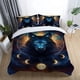 thumbnail image 1 of Game Style Forest Animal Train Flower Flag Quilt Duvet Cover Set Children3-Piece Bedding Set, 1 of 5