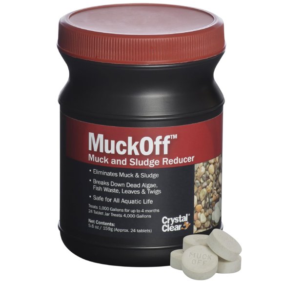 Tratamiento para Estanques CrystalClear MuckOff 24 Tabletas